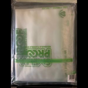 New Smelly Proof clear flat flexible reusable storage bags Family Bundle 46 bags